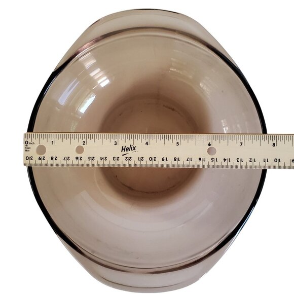 Vintage Pyrex Amber Glass Casserole Dish With Lid - Microwave & Oven Safe 1.5 Qt - Picture 10 of 11